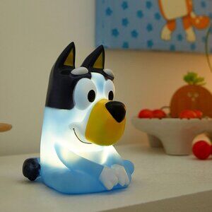 Bluey LED Night Light & Flashlight 2-in-1 – Squishy, Portable Kids Light Gift